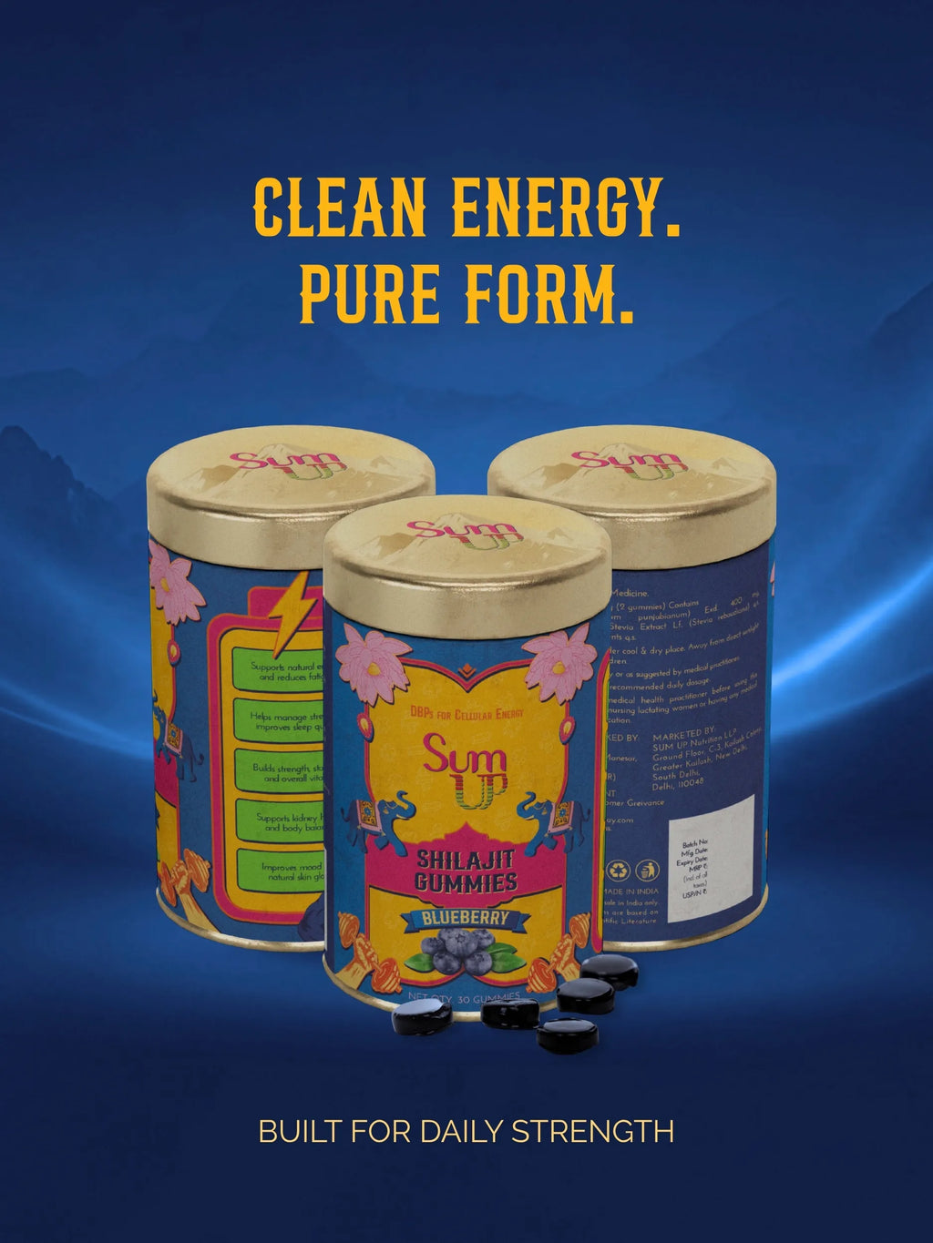 Blueberry Shilajit Gummy