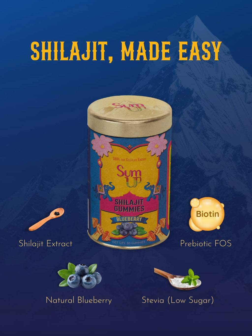 Blueberry Shilajit Gummy